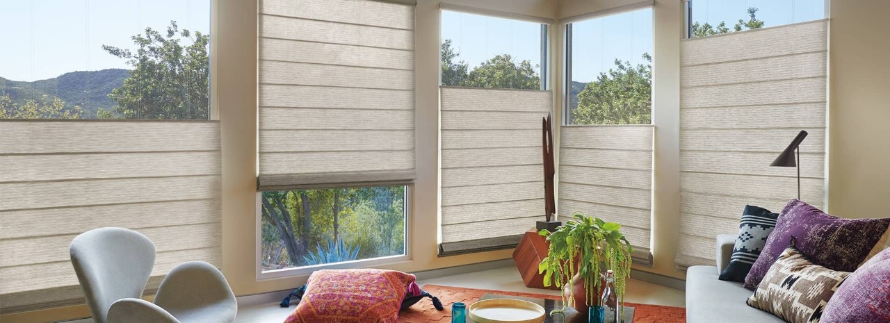 Woven Wood Shades near Concord, Massachusetts (MA), including Hunter Douglas Provenance® Woven Wood Shades.