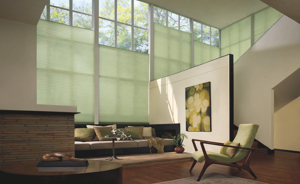 Hunter Douglas Duette® Honeycomb Shades Concord, Massachusetts (MA) energy efficient window shades, cellular shade.